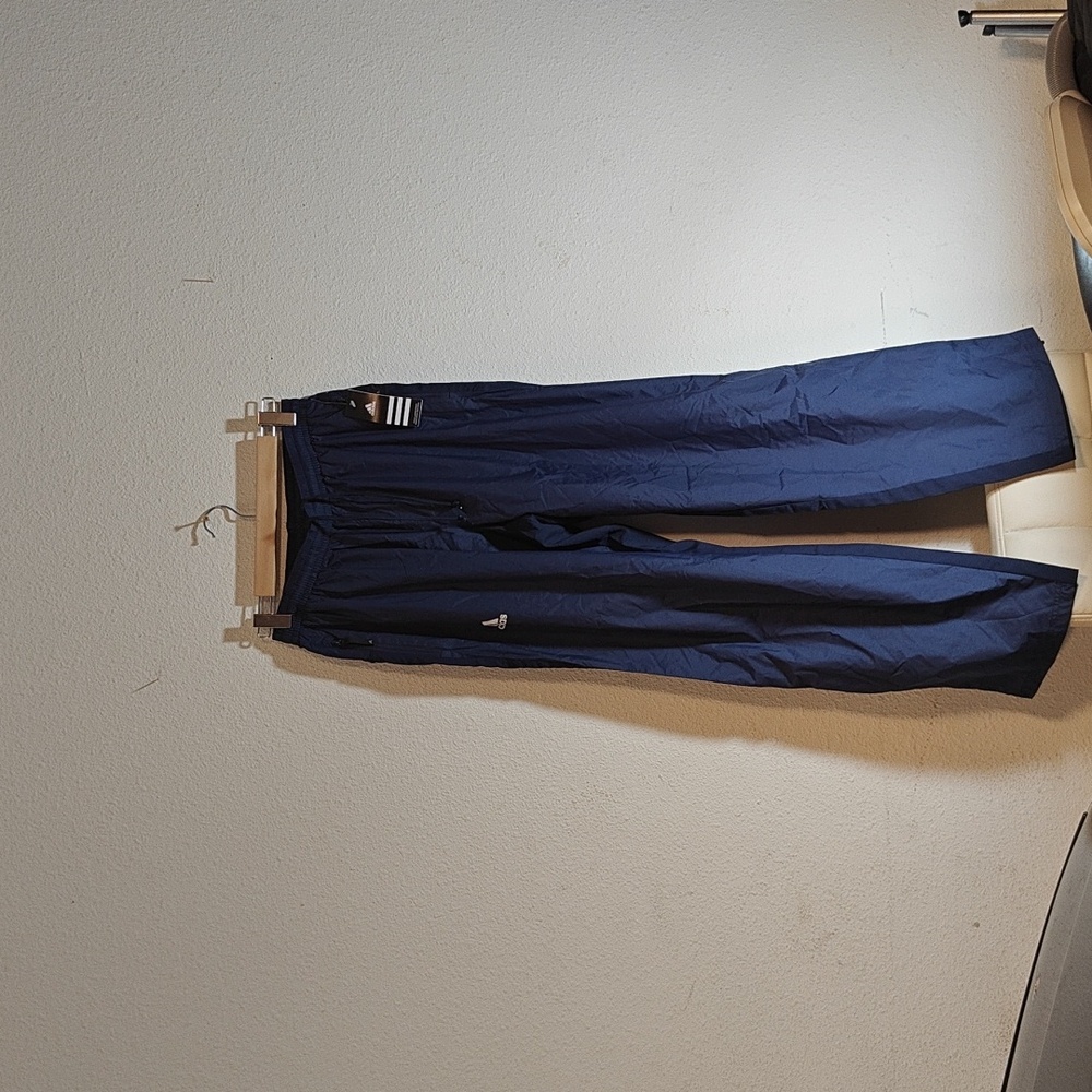 NWT Adidas dark blue gym pants M